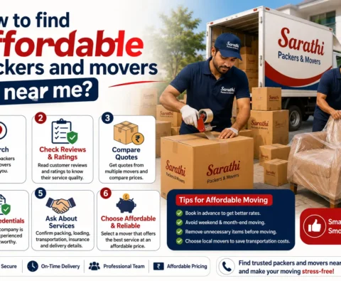 How to Find Affordable Packers and Movers Near Me? (Ultimate Guide 2026) 6 Professional House Shifting for Modern Families