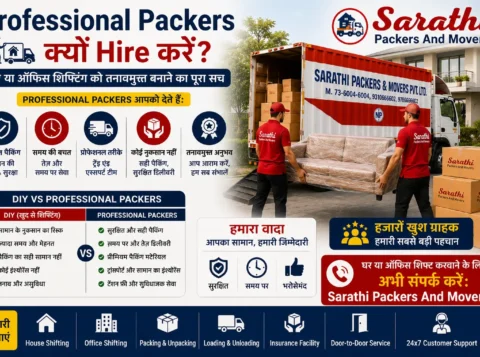Professional Packers क्यों Hire करें घर या ऑफिस शिफ्टिंग को तनावमुक्त बनाने का पूरा सच
