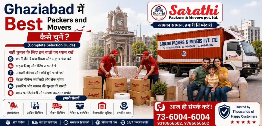 Ghaziabad में Best Packers and Movers कैसे चुनें? (Complete Selection Guide) 2 Ghaziabad में Best Packers and Movers कैसे चुनें