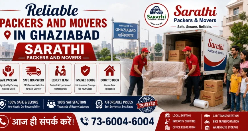 Reliable Packers and Movers in Ghaziabad Sarathi Packers and Movers