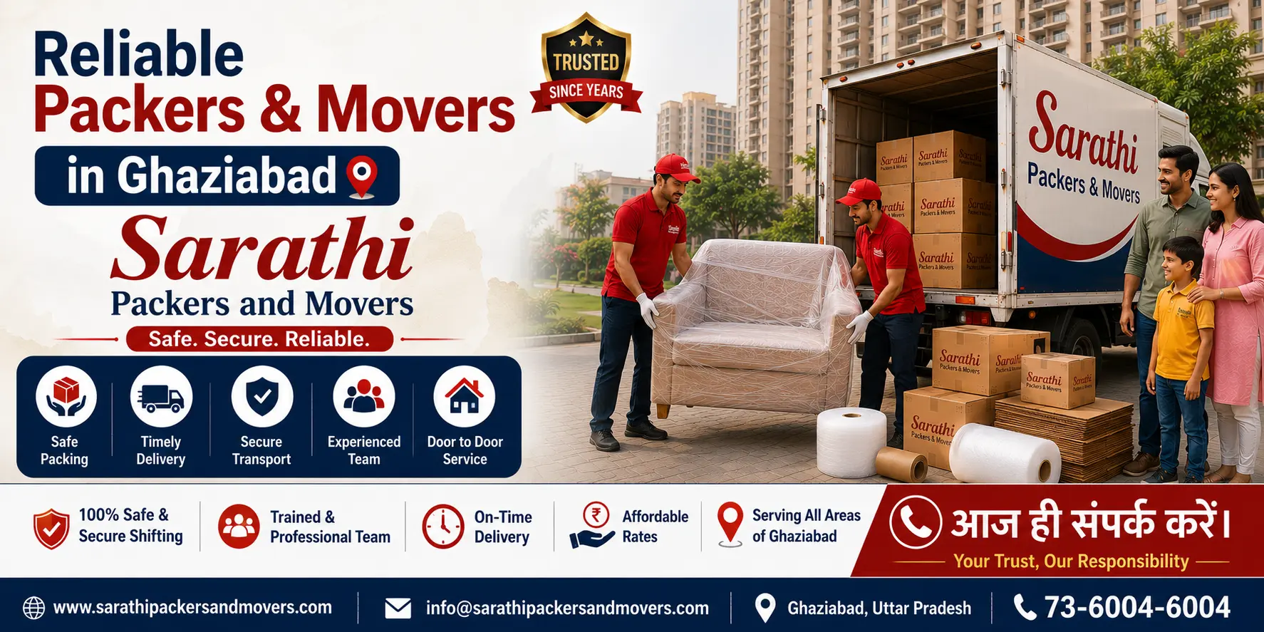 Reliable Packers and Movers in Ghaziabad